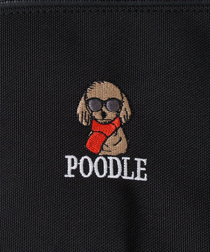 DOG 刺繡Logo翻蓋單肩包