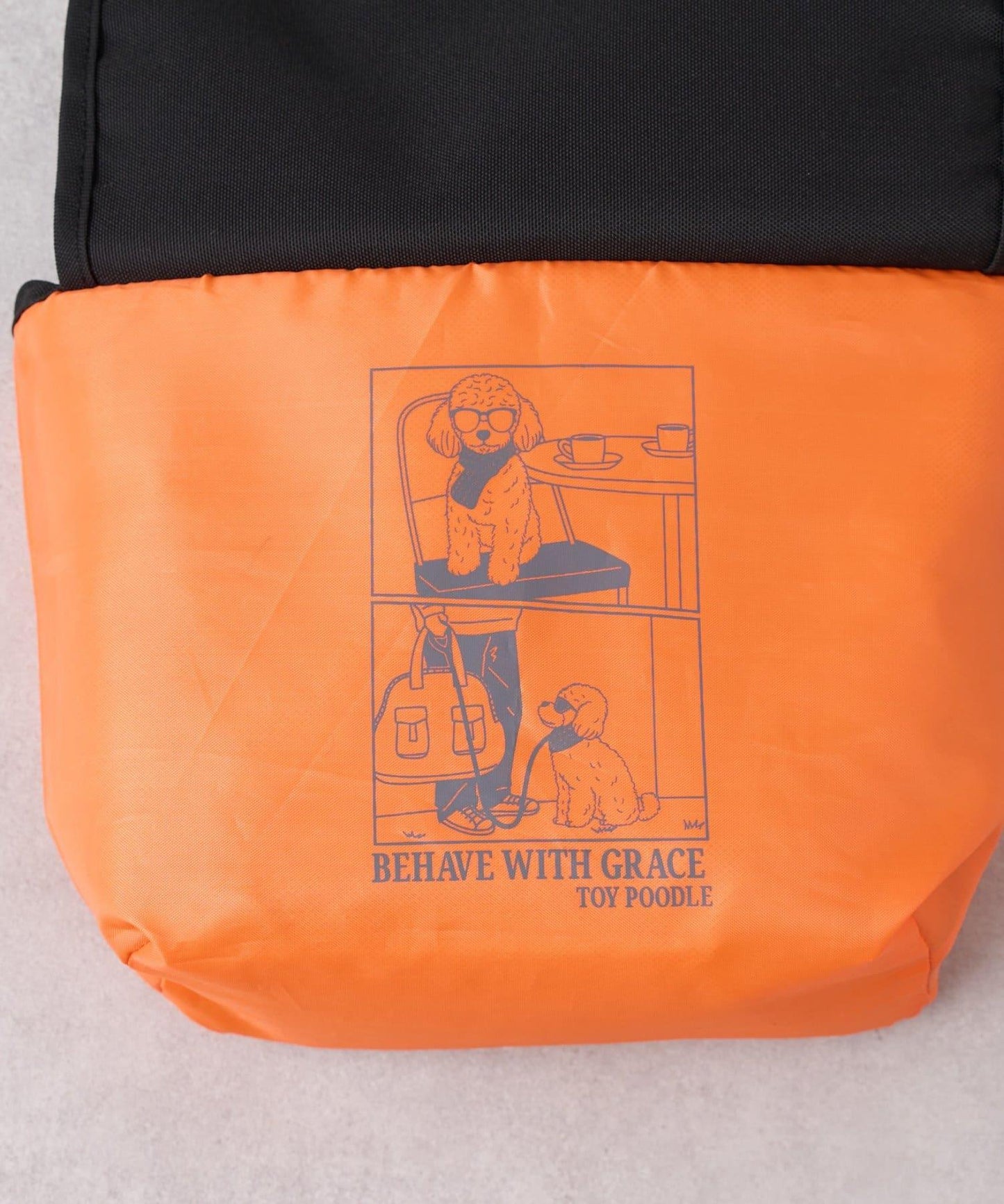 DOG 刺繡Logo翻蓋單肩包