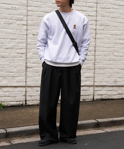 DOG 刺繡Logo翻蓋單肩包