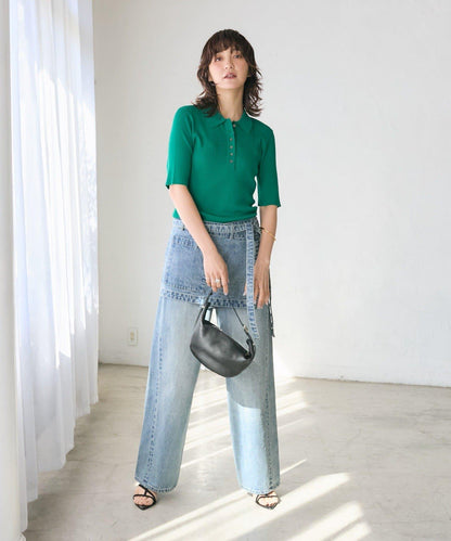 通勤休閒皆宜 清涼觸感 針織POLO衫