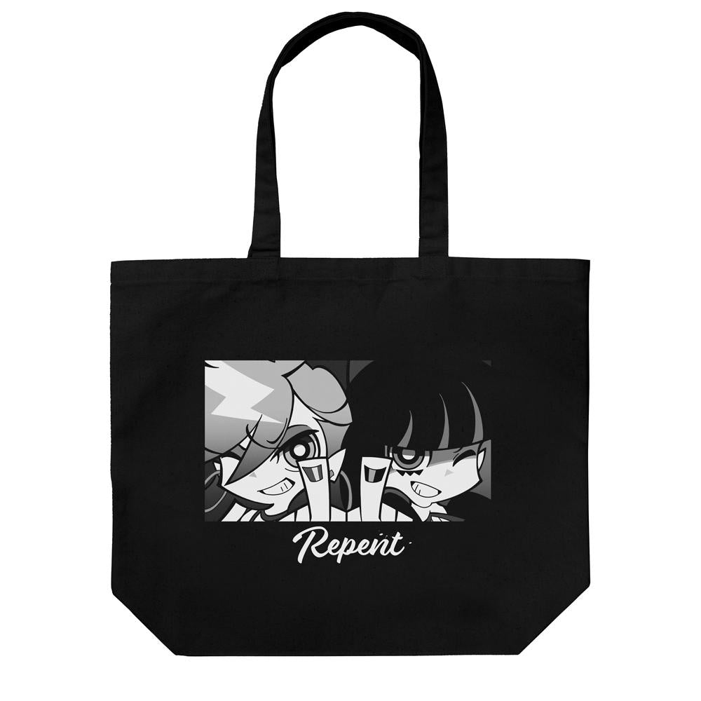 New PANTY & STOCKING with GARTERBELT（吊帶襪天使） パンティ＆ストッキング 大號托特包 BLACK款