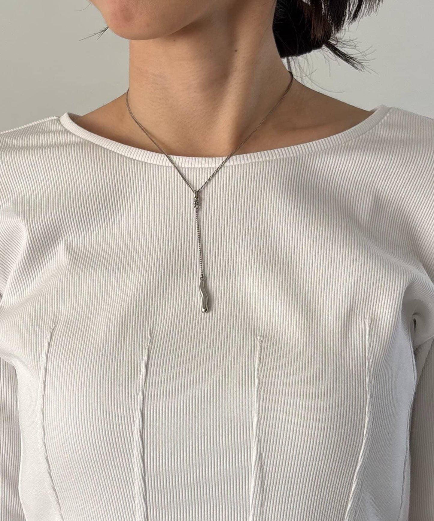 緊身胸衣設計長袖T恤