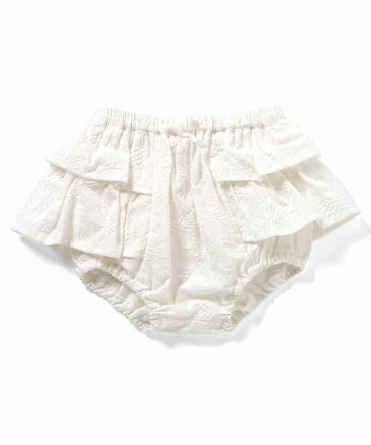 層疊荷葉邊布魯馬短褲