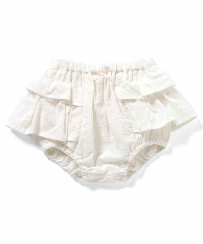 層疊荷葉邊布魯馬短褲