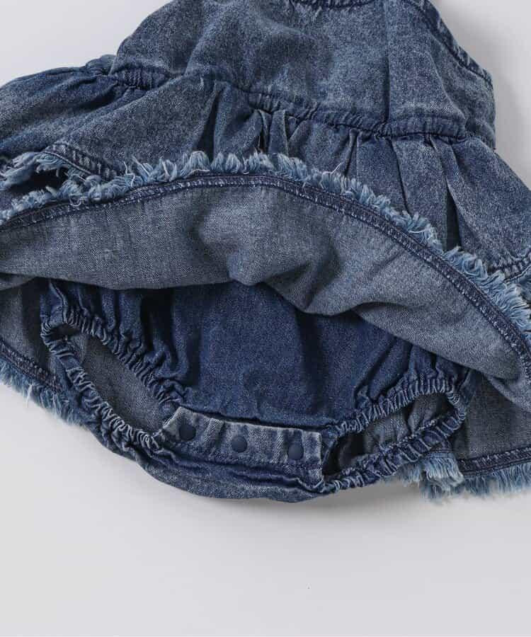 牛仔連體衣+T恤 二件套套裝