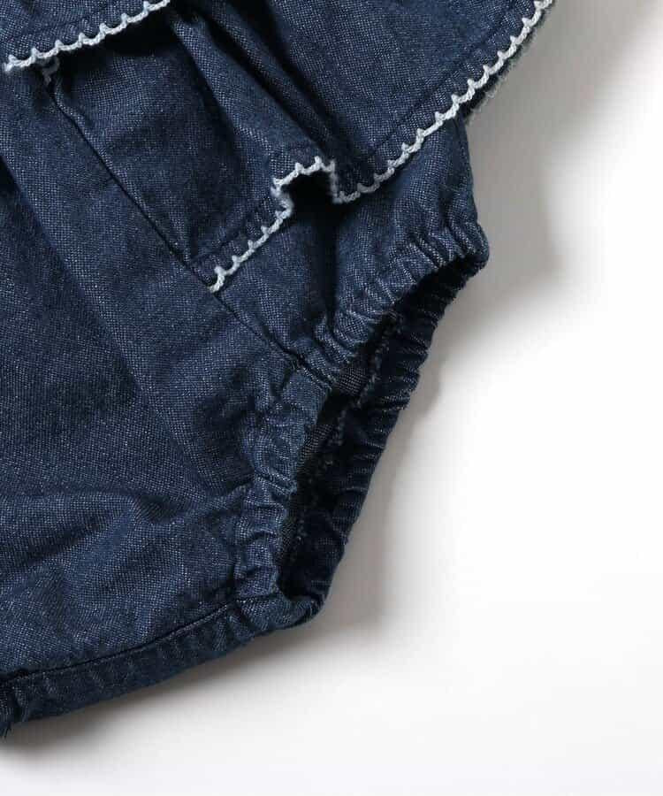 層疊荷葉邊布魯馬短褲