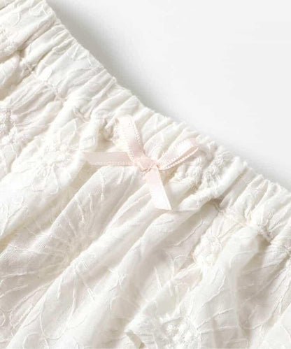 層疊荷葉邊布魯馬短褲