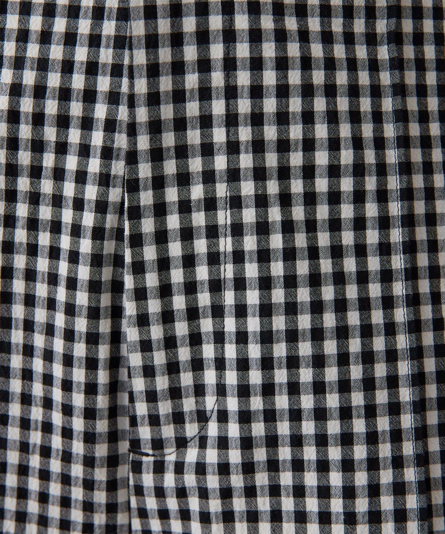 Drawing Numbers 有機棉格紋闊腿褲