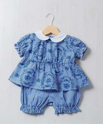 天鵝條紋 奶感 套裝