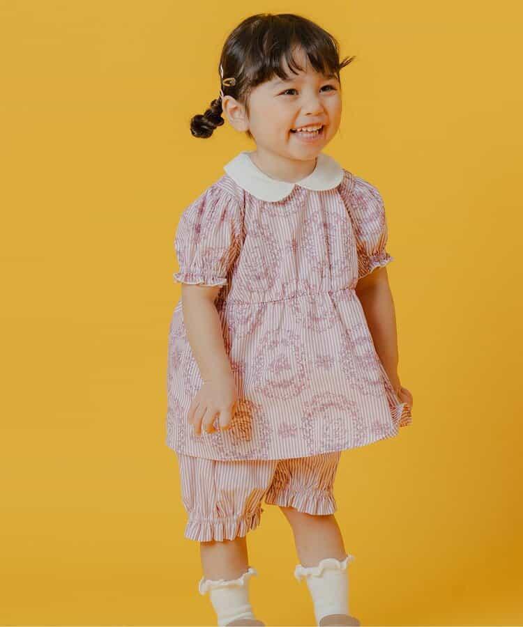 天鵝條紋 奶感 套裝