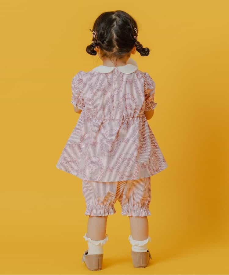 天鵝條紋 奶感 套裝