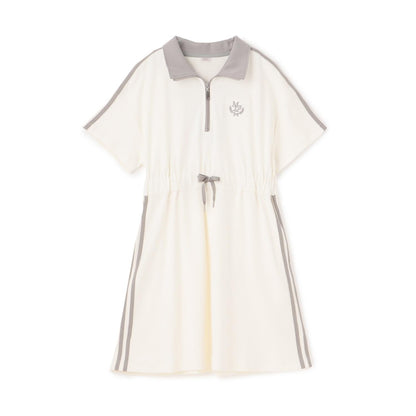 側邊條紋設計 連衣裙