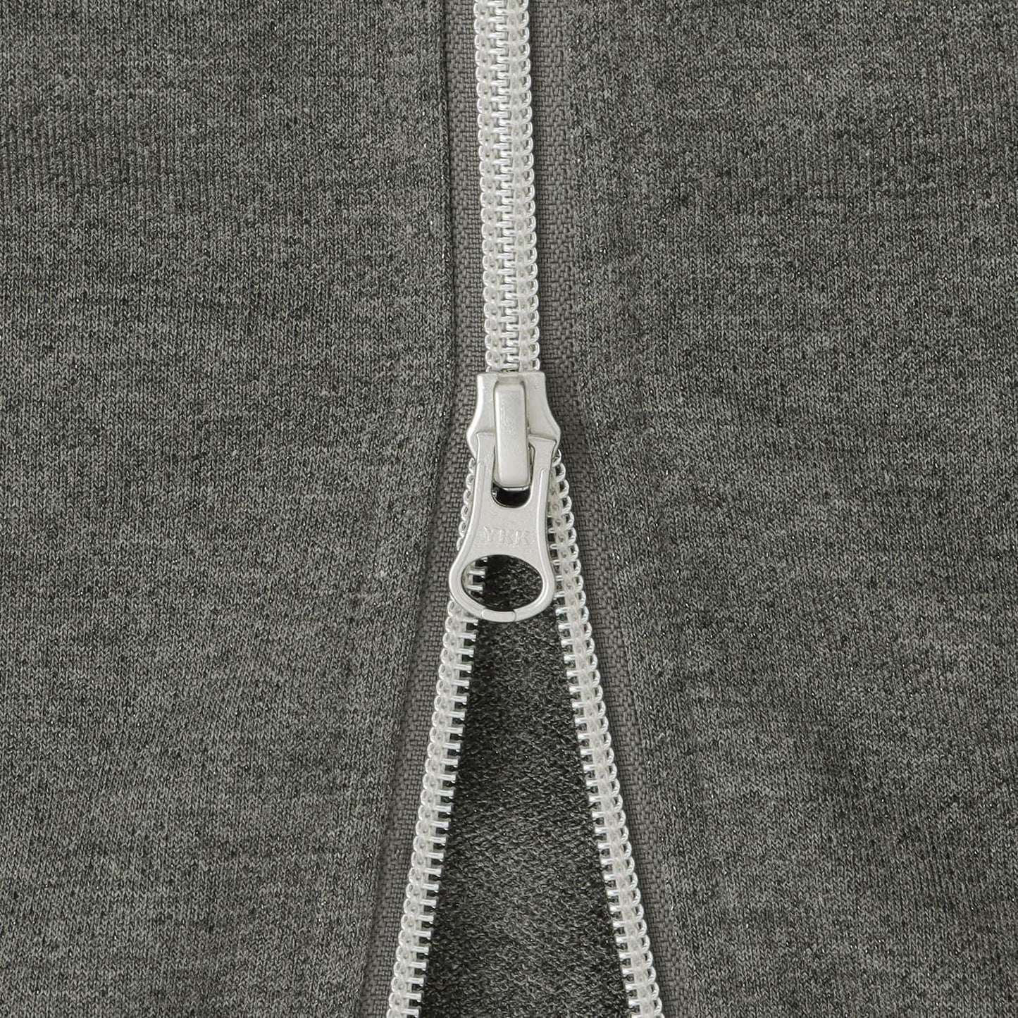 亮絲毛圈拉鍊連帽外套＋喇叭裙褲套裝