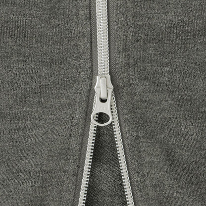 亮絲毛圈拉鍊連帽外套＋喇叭裙褲套裝