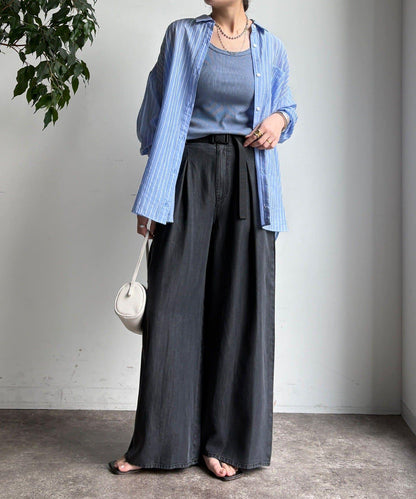 多穿法條紋設計襯衫