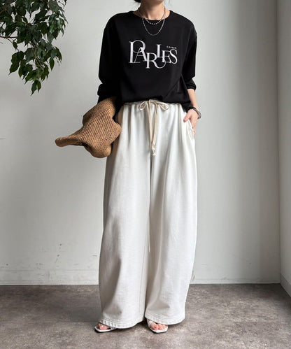 網絡限定 logo長袖TEE T恤