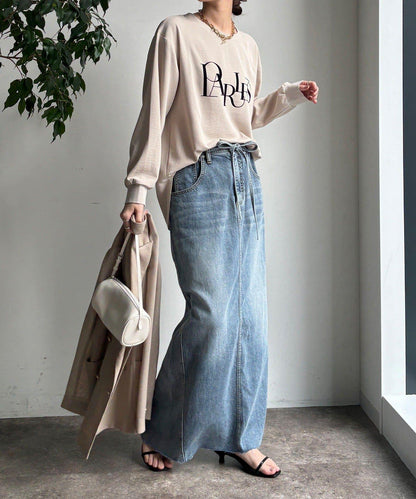 網絡限定 logo長袖TEE T恤