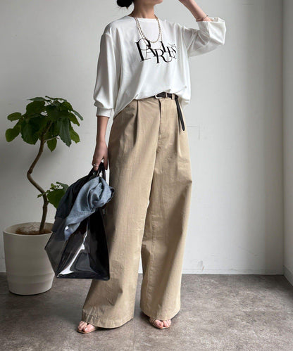 網絡限定 logo長袖TEE T恤