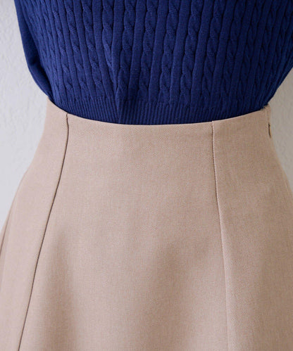 下襬蕾絲迷你半身裙