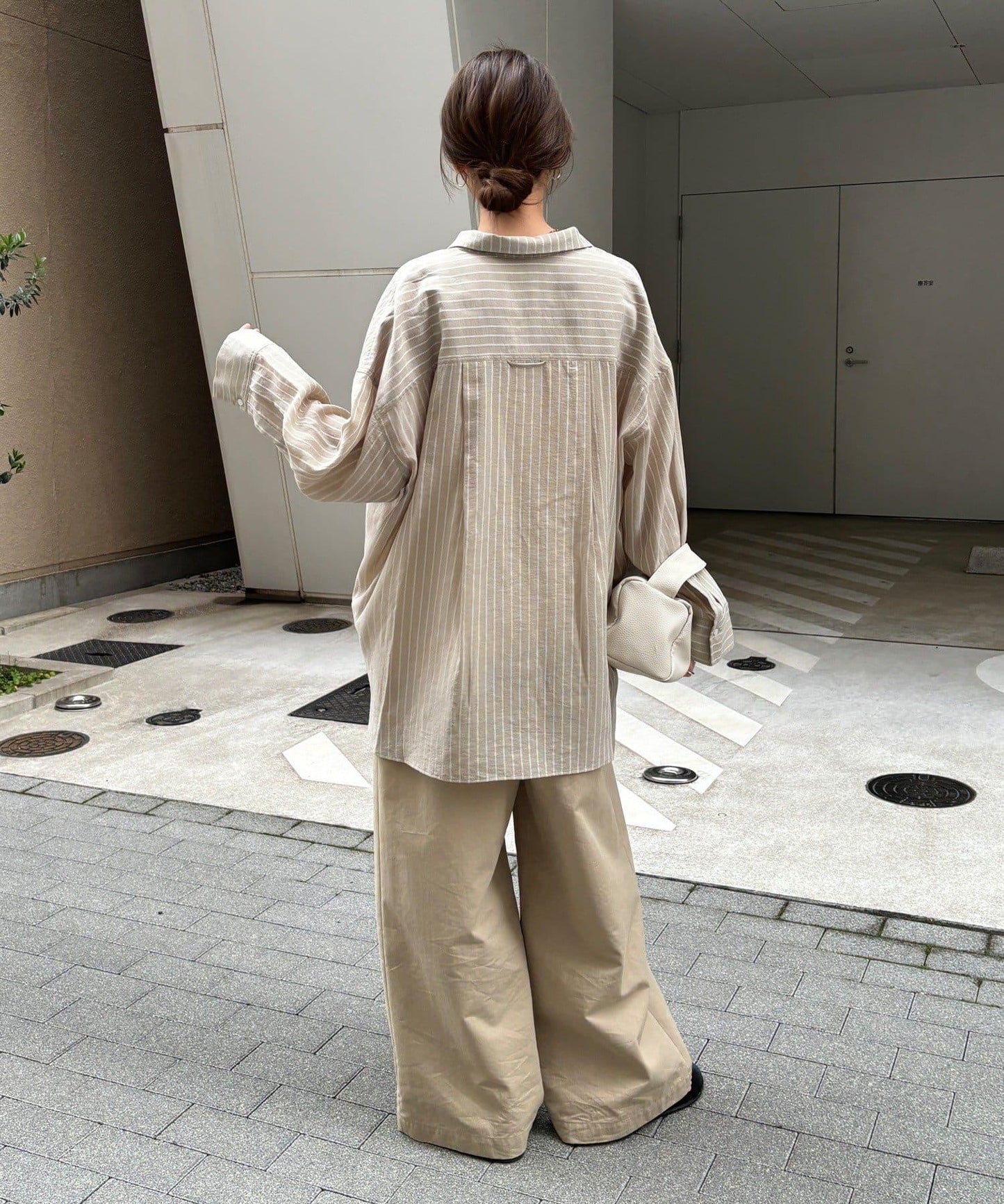 多穿法條紋設計襯衫