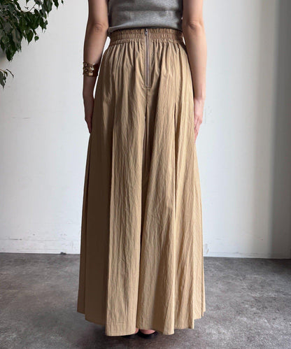 褶襉傘擺半身裙