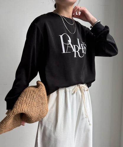 網絡限定 logo長袖TEE T恤