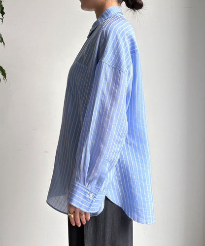 多穿法條紋設計襯衫