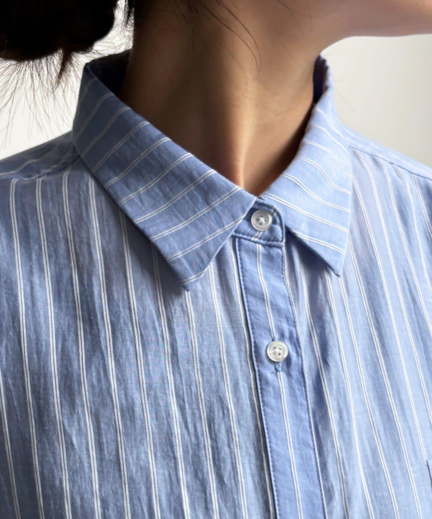 多穿法條紋設計襯衫