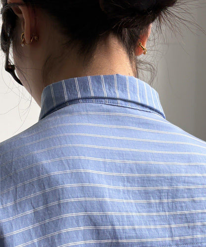 多穿法條紋設計襯衫