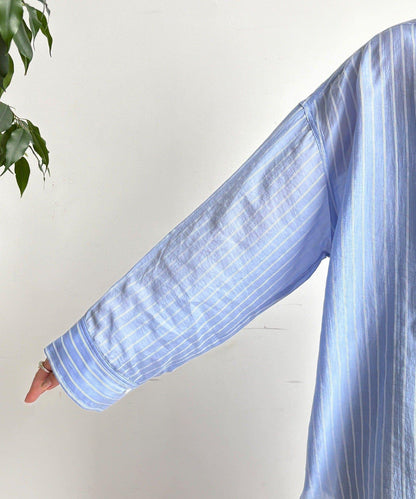 多穿法條紋設計襯衫