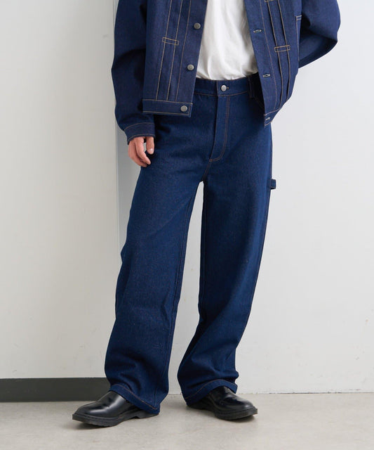 男女同款 可成套搭配 BM 牛仔工裝褲 S.M尺碼