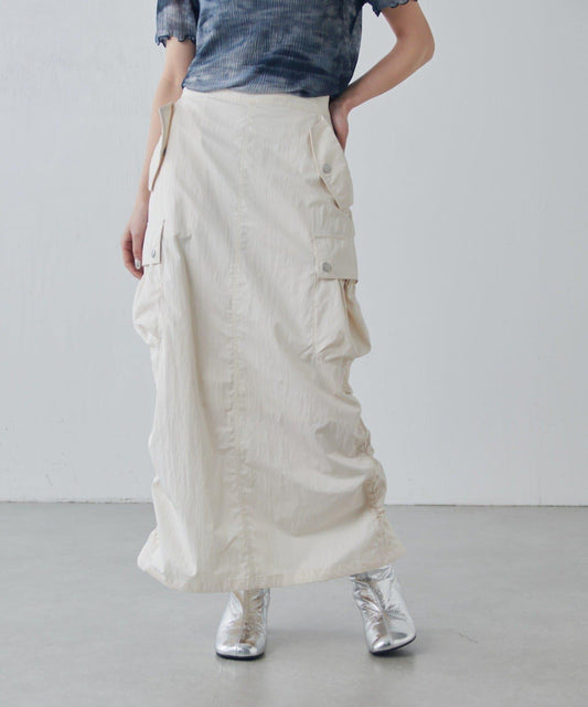 可成套搭配 抽繩工裝半身裙