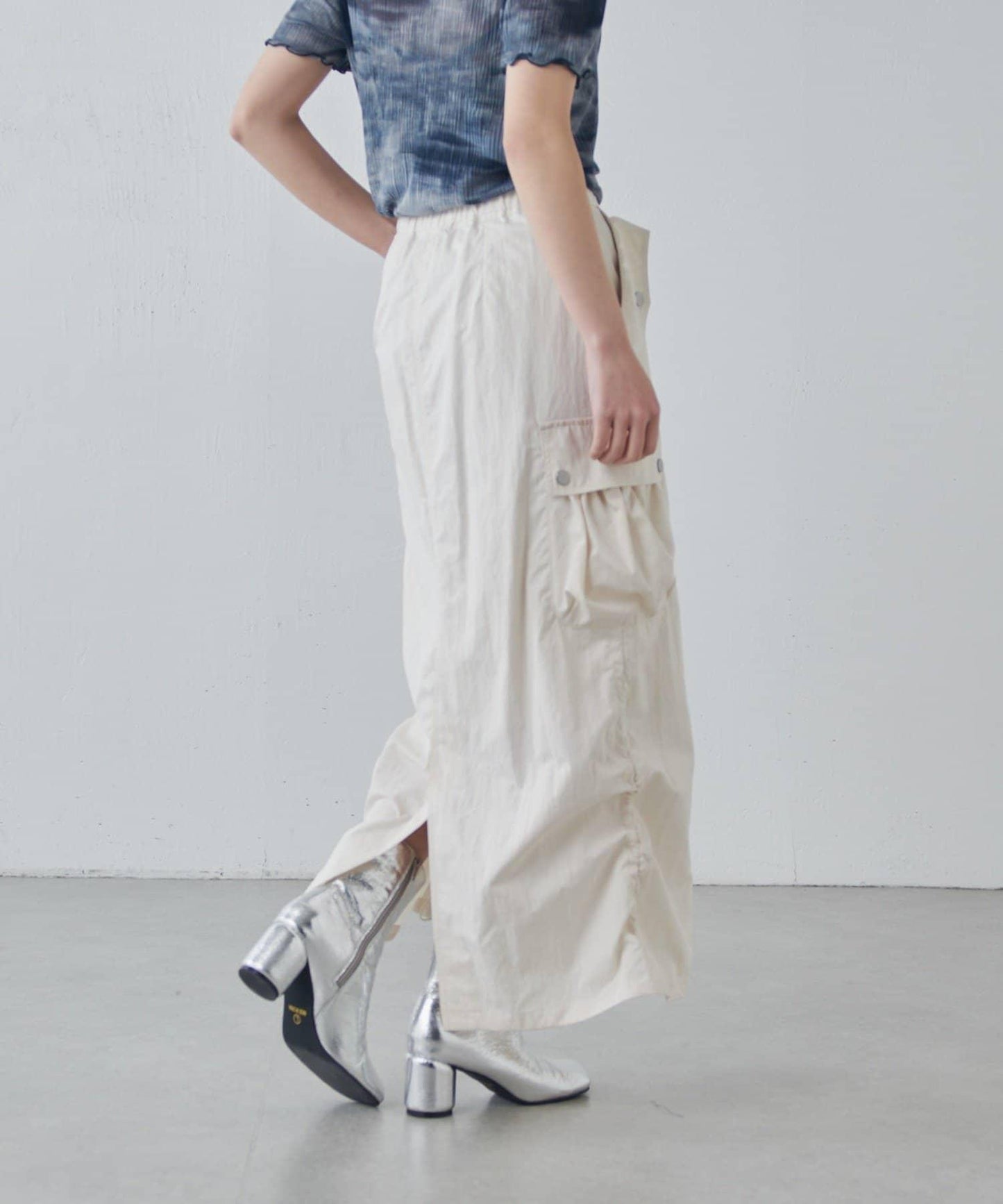 可成套搭配 抽繩工裝半身裙