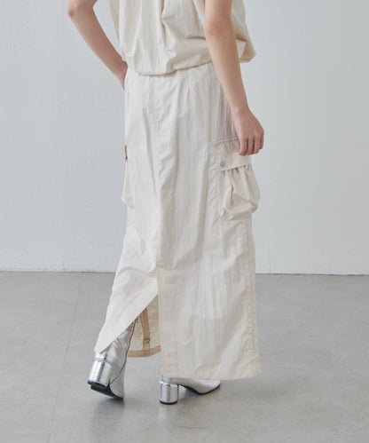 可成套搭配 抽繩工裝半身裙