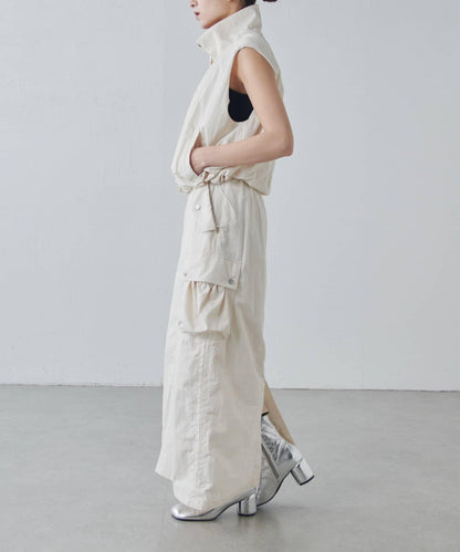 可成套搭配 抽繩工裝半身裙