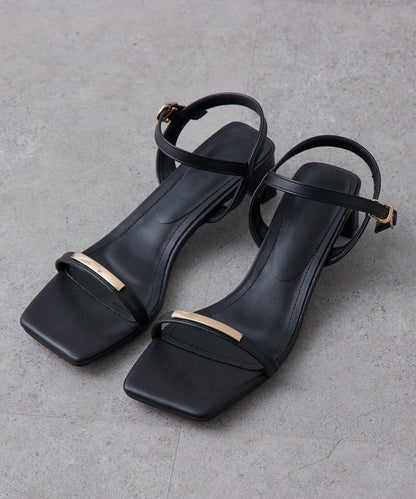 腳踝綁帶設計涼鞋