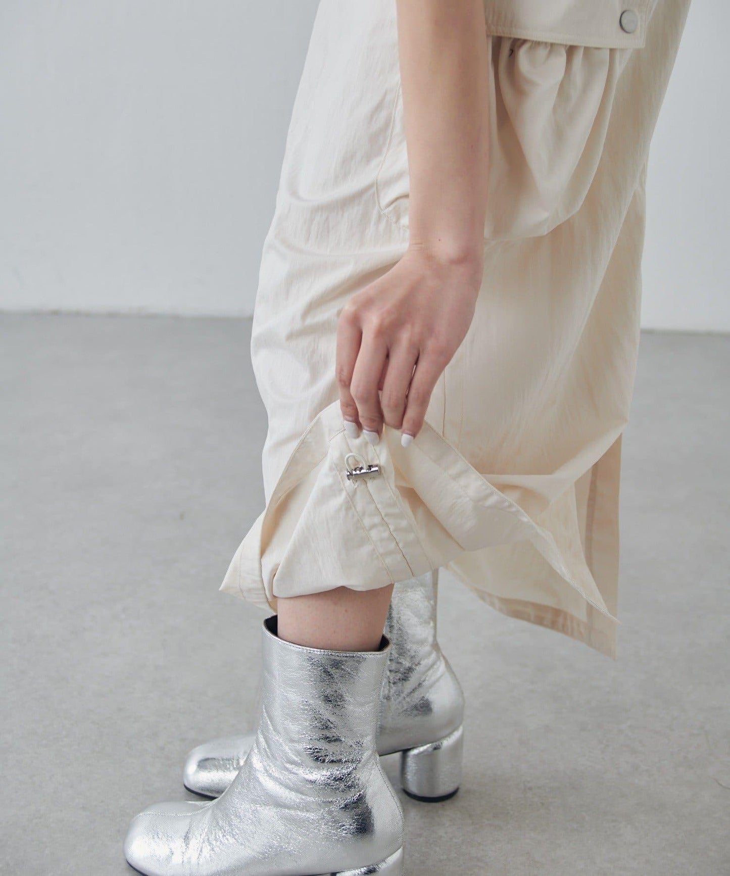 可成套搭配 抽繩工裝半身裙