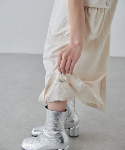 可成套搭配 抽繩工裝半身裙