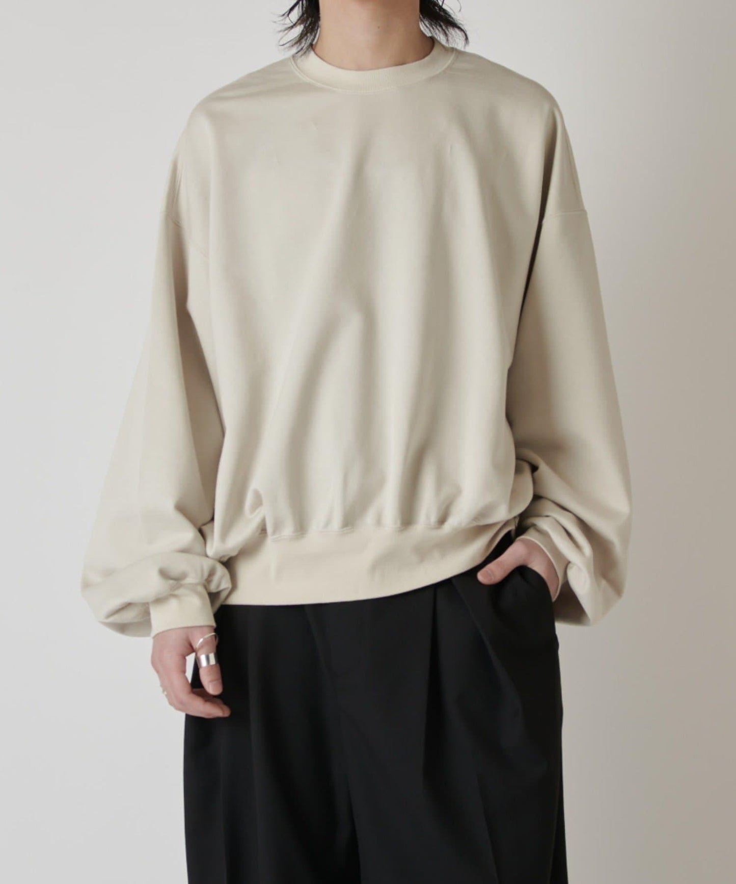 寬鬆版型 圓領 衛衣