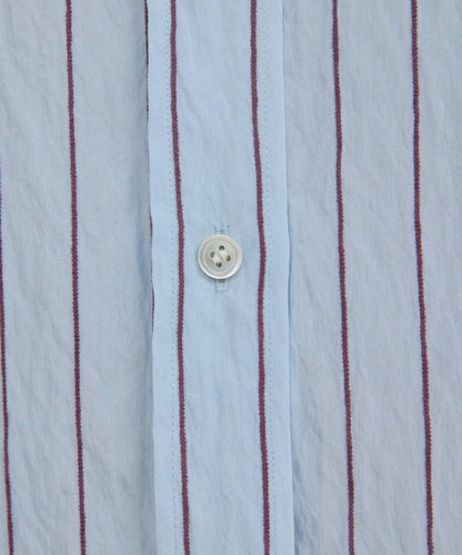 HERITANOVUM 條紋後背開口襯衫