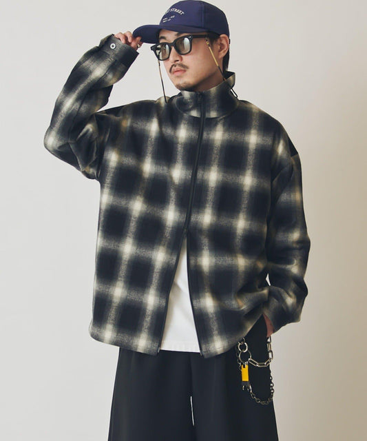 CHEMISE 立領 漸變 襯衫夾克