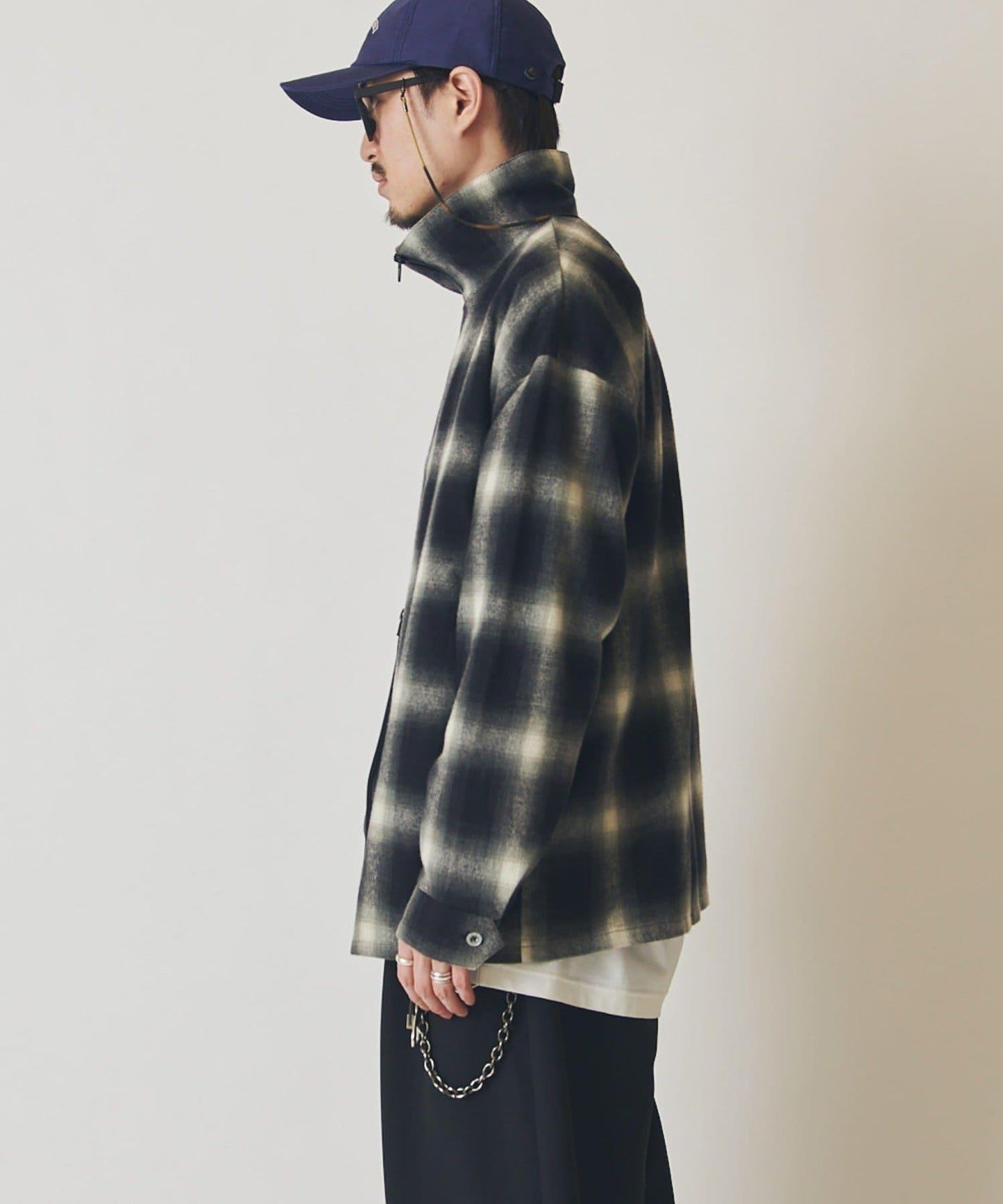 CHEMISE 立領 漸變 襯衫夾克