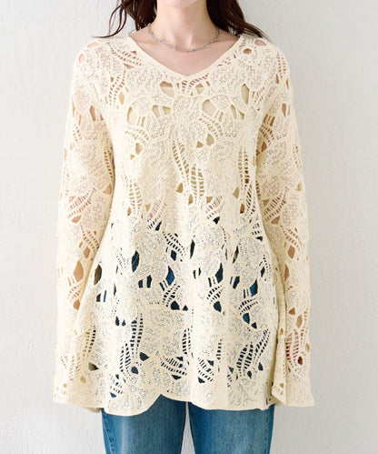 鏤空蕾絲迷你連衣裙