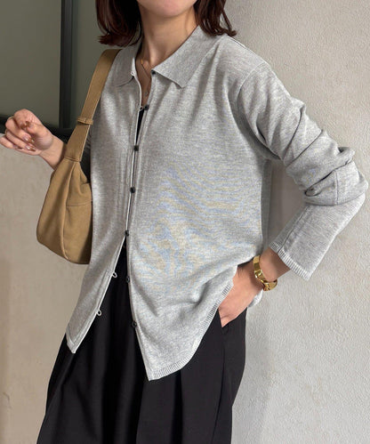 帶領清爽針織開衫