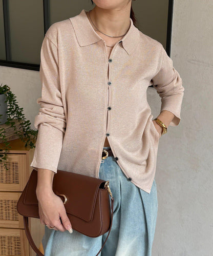 帶領清爽針織開衫