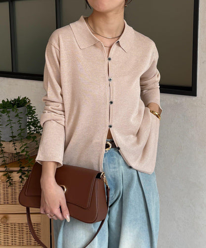 帶領清爽針織開衫