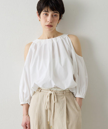 THE PAUSE 露肩設計襯衫