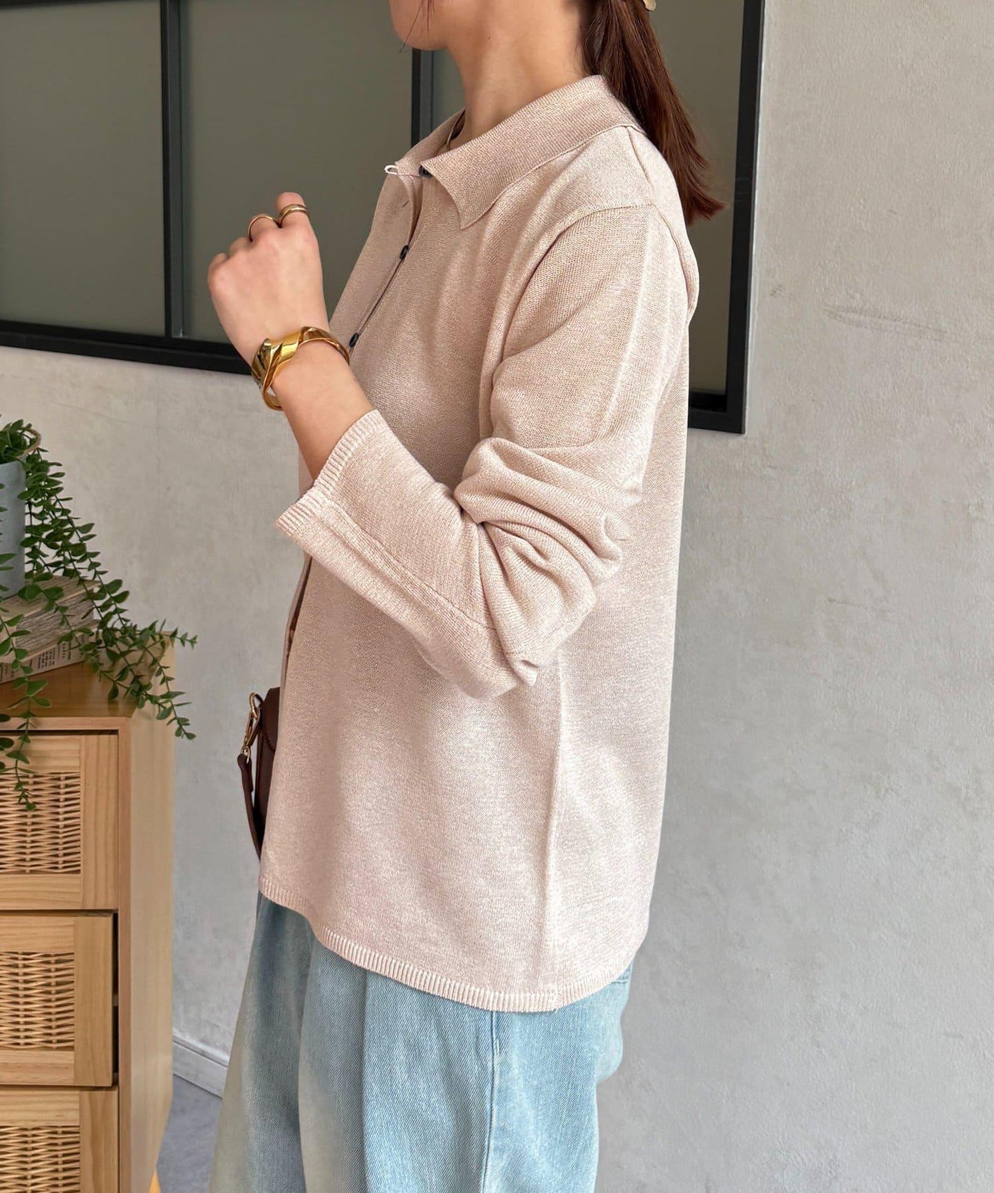 帶領清爽針織開衫