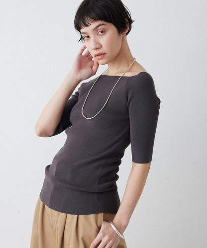 THE PAUSE 露肩半袖套頭上衣