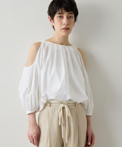 THE PAUSE 露肩設計襯衫
